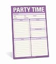 Knock Knock Classic Note Pad: Party Time (Pack of 6)