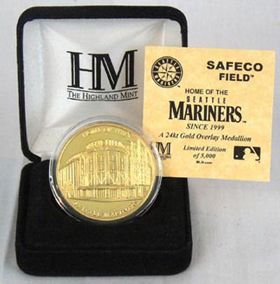 Highland Mint Safeco Field 24KT Gold Commemorative Coin