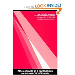Aspects of Teaching Secondary Mathematics: Perspectives on Practice