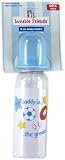 9-oz. BPA Free Baby Bottle (silicone nipple), Blue - Daddy