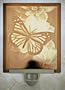 Butterfly Flat Porcelain Lithophane Nightlight