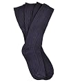 French Toast 4-Pack Cotton Blend Socks (Sizes 6 - 11) - navy, fits shoe 6 - 3 1/2