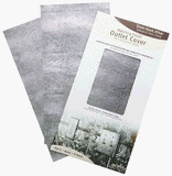 Acoustic Ceiling B48-21 Cover Outlet Cross Hatch Silver