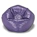 Ace Bayou Purple Shiny Round Large Bean Bag