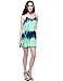 Women Summer Casual Sleeveless Tie Dye Print Strap Backless Beach Mini Dress