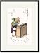 Black Framed/Matted Print 17x23, A Money-Changer