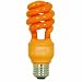 Feit Electric BPESL13T/O 13-Watt Compact Fluorescent Mini Twist Orange Bulb