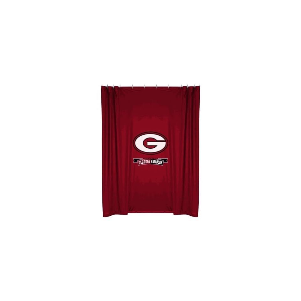 Georgia Bulldogs Shower Curtain On Popscreen