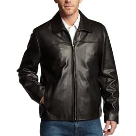 Cole Haan Men’s 27″ Lambskin Zip Front Jacket thumbnail