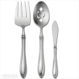 Oneida 15-02 Stainless Steel Sheraton 3 Piece Serving Set