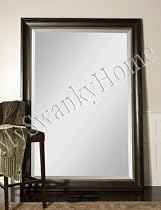 Big Sale Extra Large 82" Wall Mirror Dark Wood XL Full Length Floor Leaner