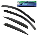 2001-2005 Honda Civic Sedan Window Shade Visor (3M-Tape) by RS Type