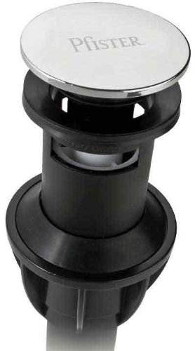 Pfister 972-053A Push and Seal Drain, Polished Chrome