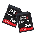 SanDisk SDSDH2-002G-A11 2 x 2GB Ultra II SD Multipack Card (Black)