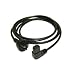 Interpower 86210060 Australian AC Cord Set, AS/NZS 3112:2000 Plug Type, Angled IEC 60320 C13 Connector Type, Black Plug Color, Black Cable Color, 10A Amperage, 250VAC Voltage, 2.5m Length
