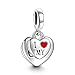 Soufeel Dangle Hearts I Love My Pet Christmas Charm 925 Sterling Silver, Romantic Gifts for Mom, Wife, Girlfriend, Daughter, Friends on Birthday,Anniversary,Valentines Day, Graduations, Mother's Day and Christmas Day Fit European Bracelet, Romantic Gifts for Mom, Wife, Girlfriend, Daughter, Friends on Birthday,Anniversary,Valentines Day, Graduations, Mother's Day and Christmas Day