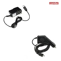 Microsoft Sharp Kin 2 Combo Rapid Car Charger + Home Wall Charger for Microsoft Sharp Kin 2