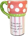 Red Carpet Studio Ceramic Mugs by Lynn Morris