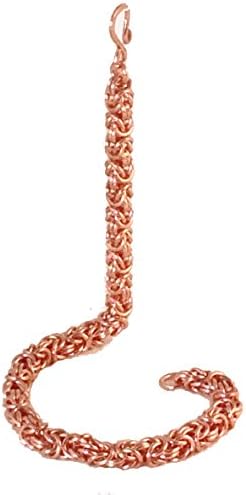 Art Thou Glorious Adult Copper Byzantine Bracelet 9 Inches