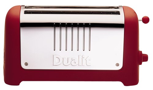 Dualit 46221 4 Scheiben Lite Toaster gloss, rot