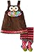 Mud Pie Baby Girls' Owl Jumper with Tights