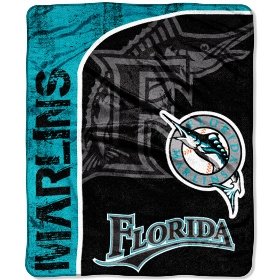 Florida Marlins 50'' x 60'' Micro Raschel Throw