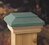 6x6 Victoria Green Plateau Post Cap [CAPITOL CITY LUMBER]