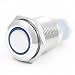Oracle Lighting LSGQ16FB Blue LED On/Off Flush Mount Switch Oracle Lighting LSGQ16FB Blue LED On/Off Flush Mount Switch