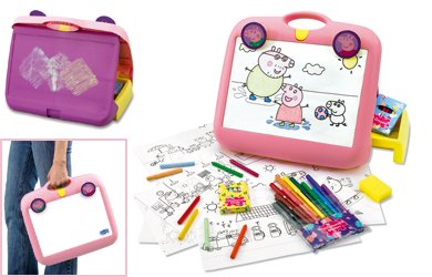 Childrens Toyshop  Toys : Peppa Pig Fold and Go Easel