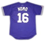 野茂英雄 ロサンゼルス・ドジャース MLBレプリカプラクティスジャージ Lサイズ