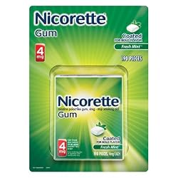 Nicorette Gum Fresh Mint 4 mg - 190 Count