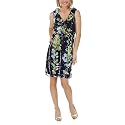Merona® Women's Ruffle Front Faux Wrap Dress - Blue/Green