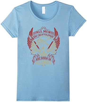 Women's All men are created equal December Trends T-shirt XL Baby Blue