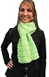 Handmade Artisan Acrylic Scarf - Soft Kiwi (Knitted Entirely By Hand)