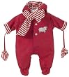 Corolle: (17" Dolls) Les Classiques Denim Red Snowsuit