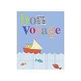 Soul Juice Ship Design Bon Voyage Greeting Card