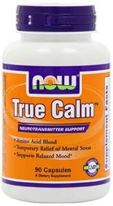 NOW Foods True Calm Amino Relaxer, 90 Capsules