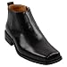 76666 Zota Leather Ankle Boot Black