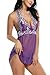 Avidlove Women Outfits Halter Lingerie Mini Nightwear Lace Babydoll Purple L