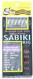 Sabiki Natural Haga-Kawa Glo Green Head 6 Drop Size 4 Hook - Valor SB2G-4, Fishing Hooks
