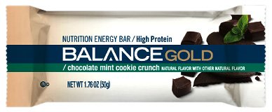 Balance Bar Gold Crunch Triple Layer Energy Bar, Chocolate Mint Cookie - 15 Count by Kraft