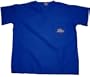 Tulsa Golden Hurricane - Royal Blue - Scrub Top - Small