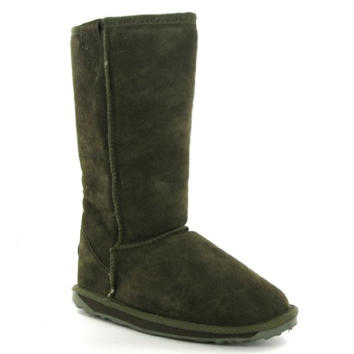 Emu Wallaby HI Olive Sheepskin Leather Damen Boots Size 47 EU