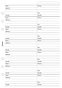 Filofax Refill A5 Name Address and Telephone