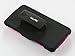 ULAK LG G3 Case, Dual Layer Holster Hybrid Protective Case with Kickstand Belt Swivel Clip Case for LG G3 (Hot Pink)