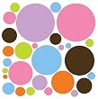 Over 400 Colorful Wall Dots Stickers Peel and Stick Wall Pops Stickers