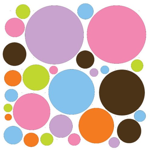 Over 400 Colorful Wall Dots Stickers Peel and Stick Wall Pops Stickers