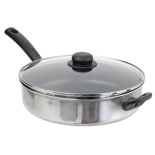 Chefmate® Jumbo Cooker 12" Fry Pan with Glass Cover