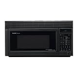 Sharp R1875 Black Over-The Range Microwave; 1.1 Cu Ft, 11 Power Levels