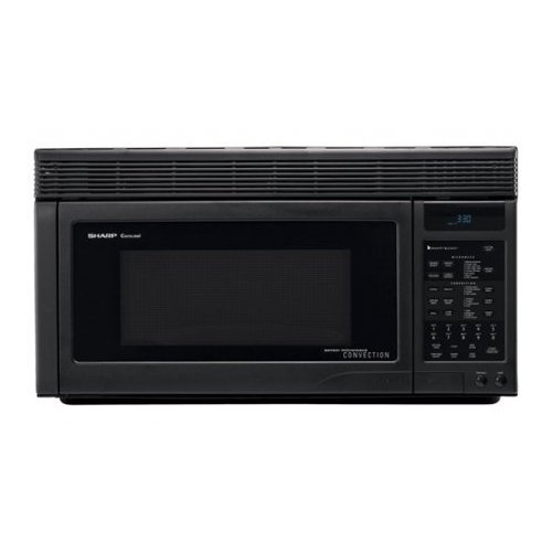 Sharp R1875 Black Over-The Range Microwave; 1.1 Cu Ft, 11 Power Levels